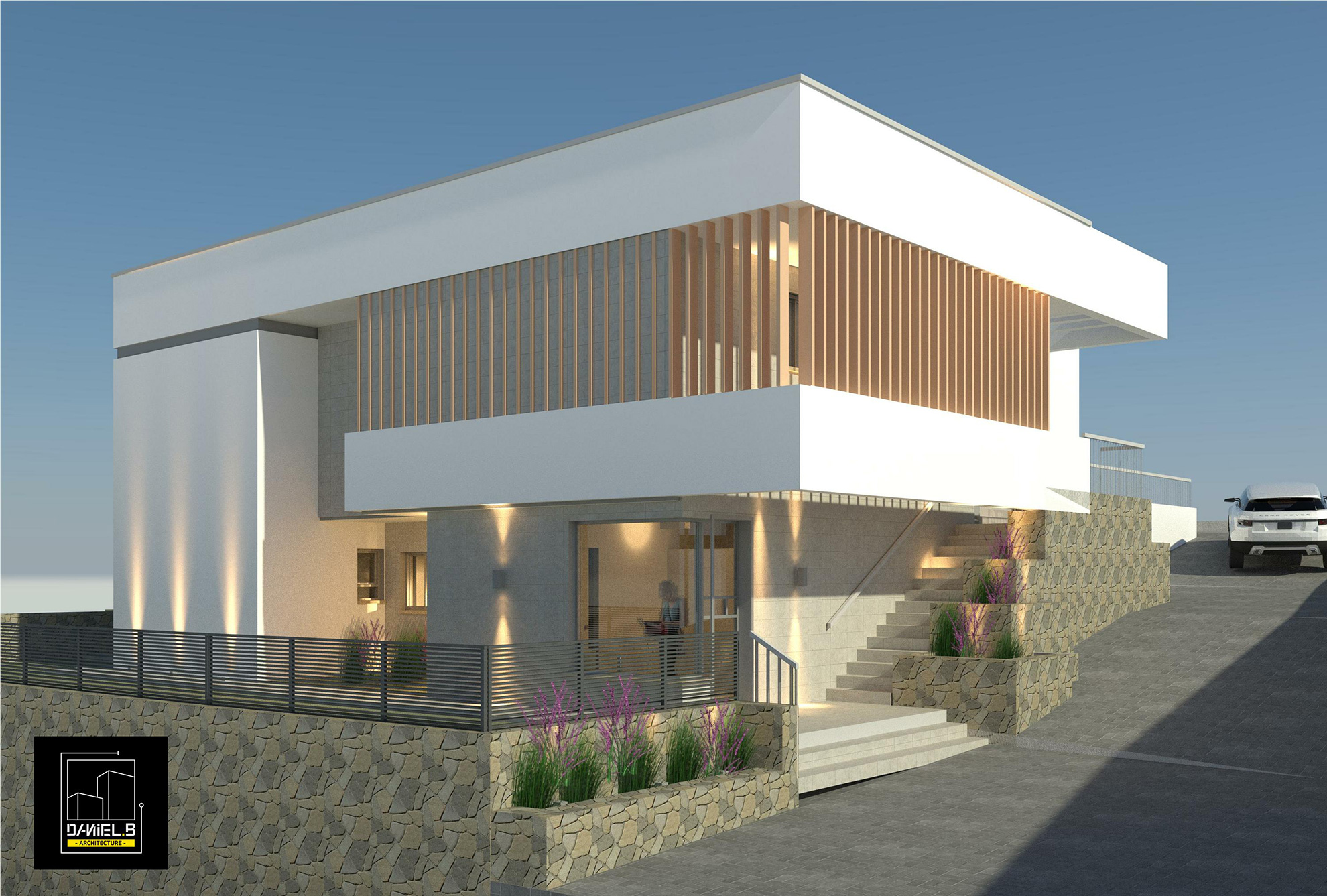 תמונת פרויקט תכנון ועיצוב בית בסגנון מודרני במנחמיה