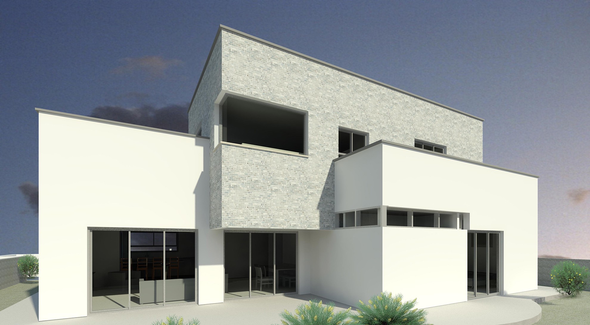 תמונת פרויקט תכנון ועיצוב בית דו מפלסי בטבריה