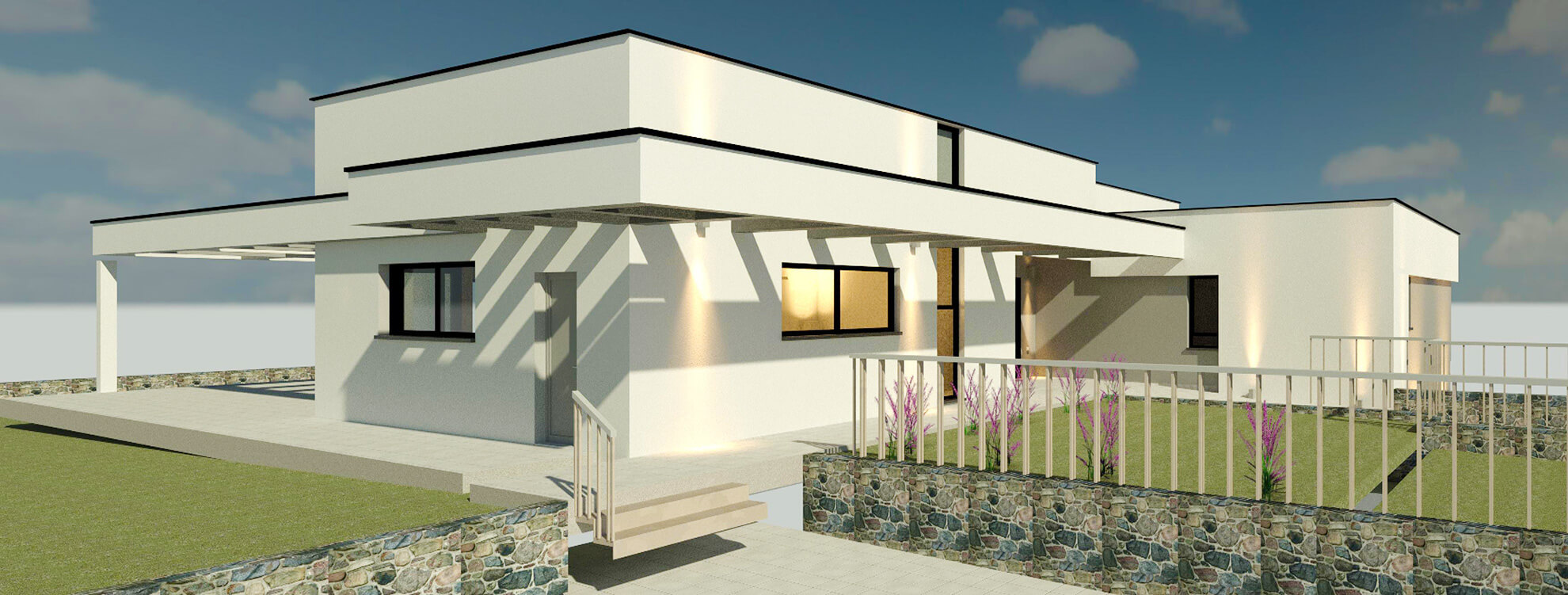 תמונת פרויקט אדריכלות מודרנית בצפון – עיצוב נקי בארבל